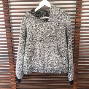 Love Tree pullover Sherpa hoodie